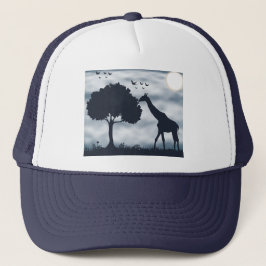 Wanneer de maan fluistert naar de Giraffe Trucker Pet