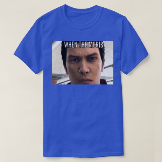 wanneer de McRib T-shirt (Design voorkant)