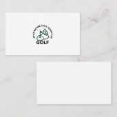 wanneer de natuur roept, ga altijd golf visitekaartje (Voorkant / Achterkant)