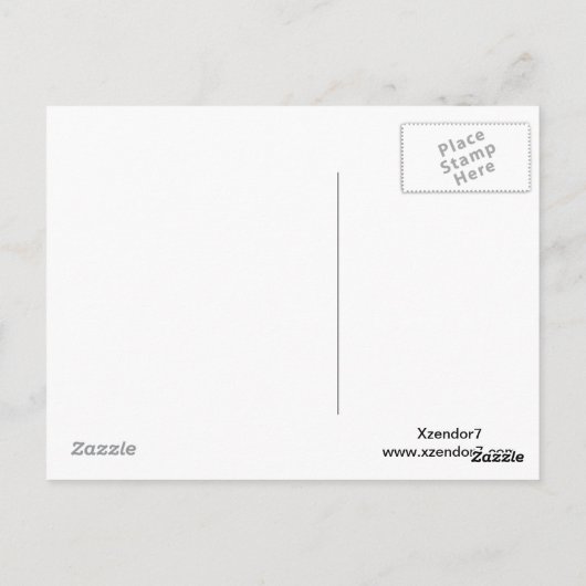 Wanneer de Universitsen fractaal KunstBriefkaart b Briefkaart (Achterkant)