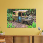 Wanneer de werkdag voorbij is canvas afdruk (Insitu (Woonkamer))