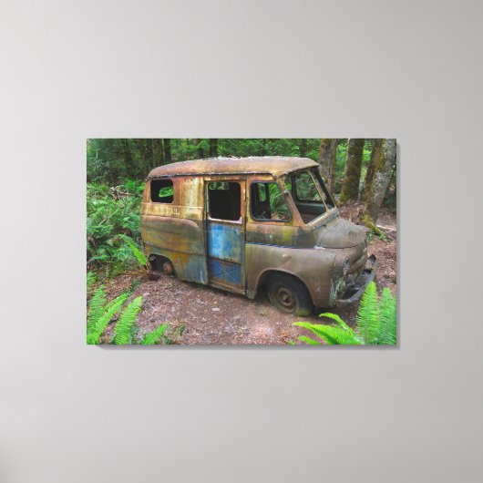 Wanneer de werkdag voorbij is canvas afdruk (Voorkant)