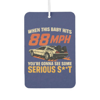 Wanneer deze Baby 88 mph bereikt Luchtverfrisser