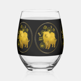 WANNEER DRAGONS FLY Chow stengless wijnglas Wijnglas Zonder Voet