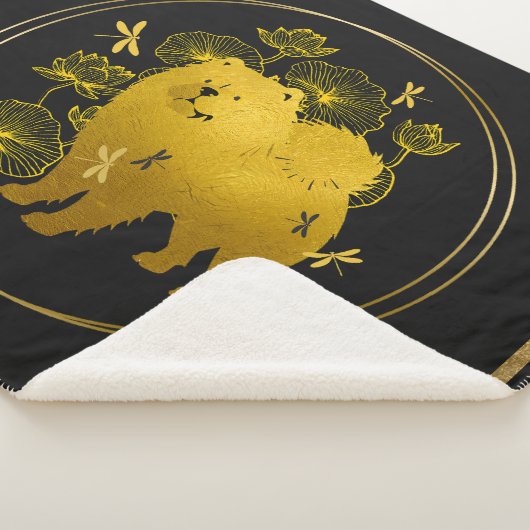 WANNEER DRAKEN VLIEGEN Chow Sherpa Deken (3/4)