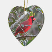 Wanneer een kardinaal verschijnt, is een geliefde  keramisch ornament (Links)