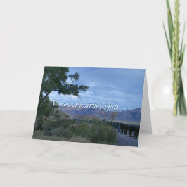 Wanneer een reis eindigt kaart