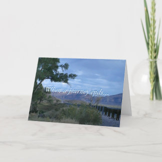 Wanneer een reis eindigt kaart