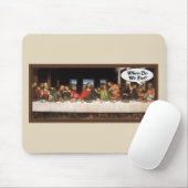Wanneer eten we? - Funny last Supper Holiday Dinne Muismat (Met muis)