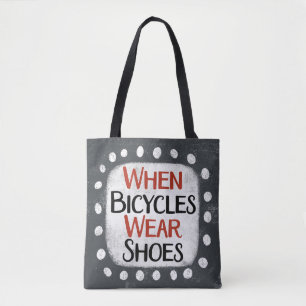 Wanneer fietsen Canvas tas Draag