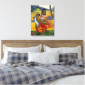 Wanneer ga je trouwen? | Paul Gauguin | Canvas Afdruk (Insitu (Slaapkamer))