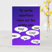 Wanneer het Goede Zeuren komt uit Verkeerd Kaart (Gele Bloem)