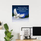 Wanneer het Going stevige Druk krijgt Poster (Thuiskantoor)