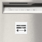 Wanneer het in twijfel getrokken werkt het uit magneet (Insitu (Vaatwasser))