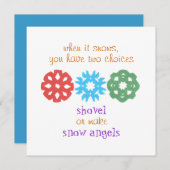 "Wanneer het knippert"-fotokaart Feestdagenkaart (Voorkant / Achterkant)