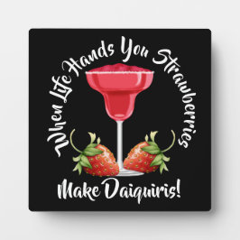 Wanneer het leven je aardbeien berooft ... fotoplaat