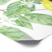 Wanneer het leven je citroenen geeft, grappige ret poster (Hoek)