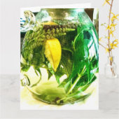 Wanneer het leven je citroenen geeft kaart (Gele Bloem)