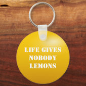 Wanneer het leven je citroenen geeft sleutelhanger (Voorkant)