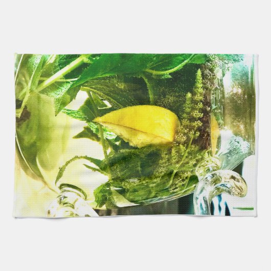 Wanneer het leven je citroenen geeft theedoek (Horizontaal)