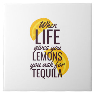 Wanneer het leven je citroenen geeft, vraag dan om tegeltje