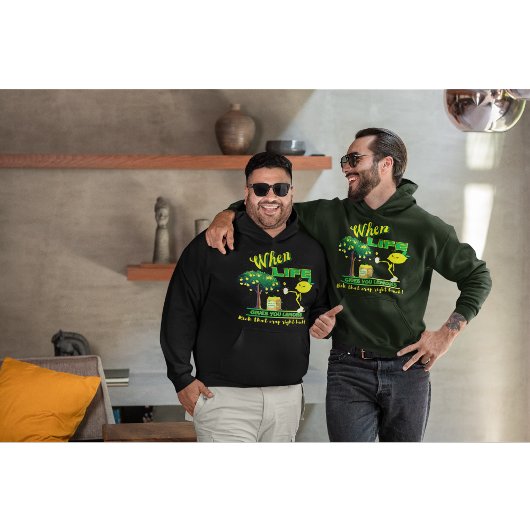 Wanneer het leven je een grappige prijsopgave geef hoodie