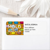 WANNEER HET LEVEN JE EEN MOLD Science-grap GEEFT Etiket (Insitu)