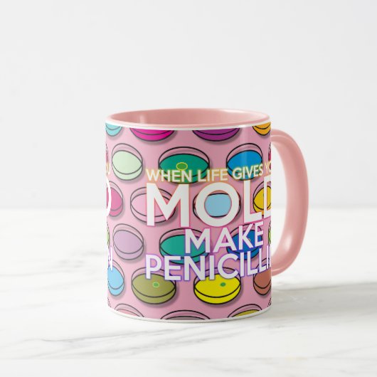 Wanneer het leven je een vette roze meisje geeft mok (Voorkant rechts)