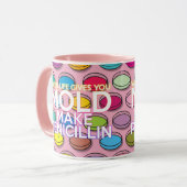 Wanneer het leven je een vette roze meisje geeft mok (Voorkant links)