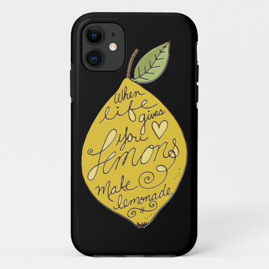 Wanneer het leven je leemons geeft Case-Mate iPhone case (Achterkant)