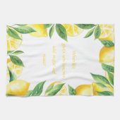 Wanneer het leven je leemons geeft theedoek (Horizontaal)