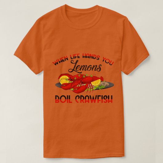 Wanneer het leven je Lemons boort, kruipt BBQ part T-shirt (Design voorkant)