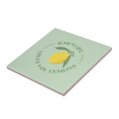 Wanneer het leven je Lemons geeft Tegeltje (Zijkant)
