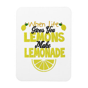 Wanneer het Leven Lemons (voeg eigen achtergrondkl Magneet