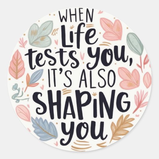 Wanneer het leven Sticker (Voorkant)