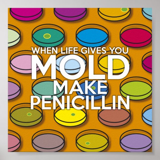 WANNEER HET LEVEN U GEEFT MOET U PENICILLIN MAKEN POSTER (Voorkant)