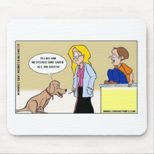 Wanneer honden de baas zijn Grappige cadeaus & T-s Muismat