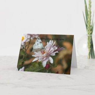 Wanneer iemand van u houdt feestdagen kaart