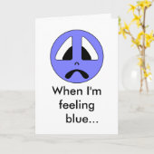 Wanneer ik blauwe… kaart (Gele Bloem)