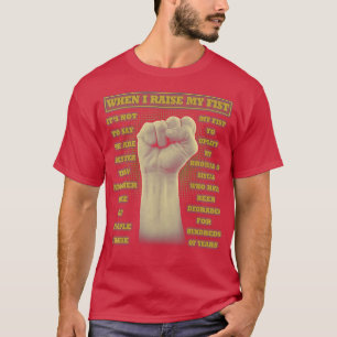 Wanneer ik mijn eerste Junteenth Black History (1) T-shirt