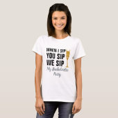Wanneer ik nip je nippen we nippen vrijgezellenfee t-shirt (Voorkant volledig)