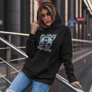 Wanneer ik spel kies ik voor retro - videogame hoodie