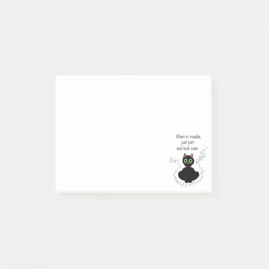 Wanneer in de problemen post-it® notes (Voorkant)