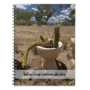 wanneer inspiratie opvalt notitieboek