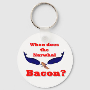 Wanneer is het Narwhal bacon? Sleutelhanger