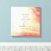 Wanneer je droomt canvas afdruk (Insitu (Houten vloer))