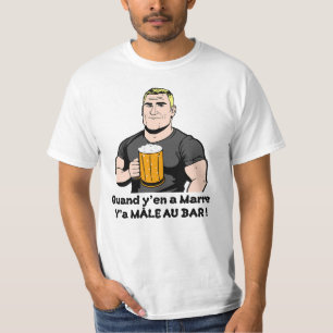 WANNEER JE ERIN STAAT, DAN KAN JE IN DE BAR. (alco T-shirt