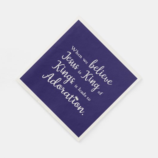 Wanneer je gelooft servet (Hoek)