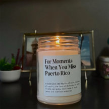 Wanneer je Puerto Rico kaarsenlabel mist