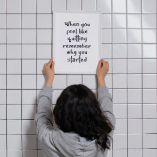 Wanneer je zin hebt om te stoppen met Workout Gym  Poster
